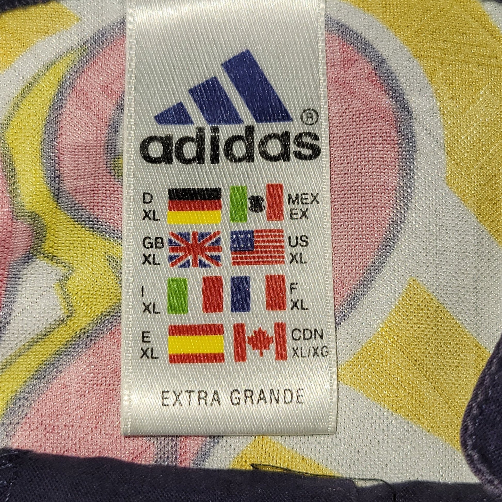 Blanco America Aguilas 1996 - 1999 Adidas Away Soccer Jersey XL Adidas