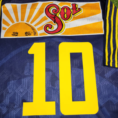 Blanco America Aguilas 1996 - 1999 Adidas Away Soccer Jersey XL Adidas