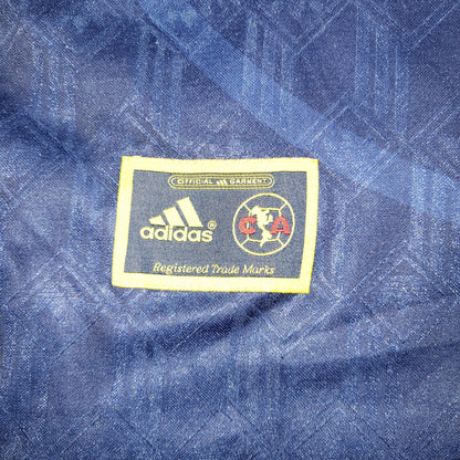 Blanco America Aguilas 1996 - 1999 Adidas Away Soccer Jersey XL Adidas