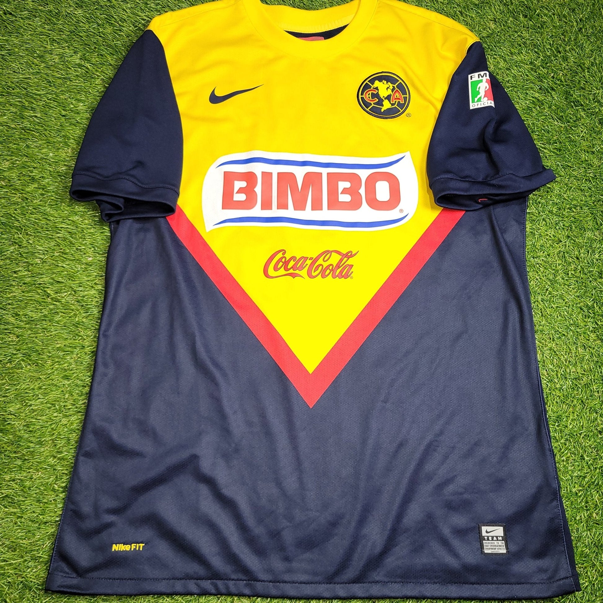 Cabanas America Aguilas 2009 - 2010 Away Soccer Jersey L SKU# 365997 - 451 Adidas