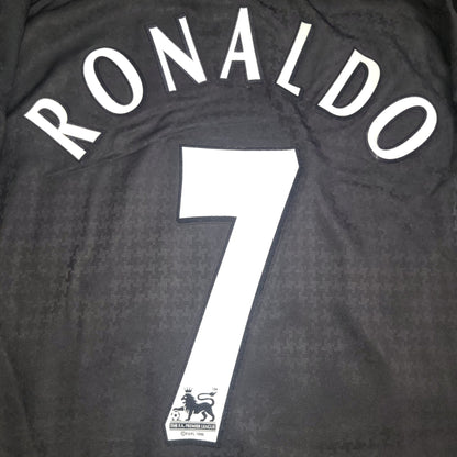 Cristiano Ronaldo Manchester United 2004 2005 Away STAND UP SPEAK UP Soccer Jersey Shirt L SKU 112677 Nike