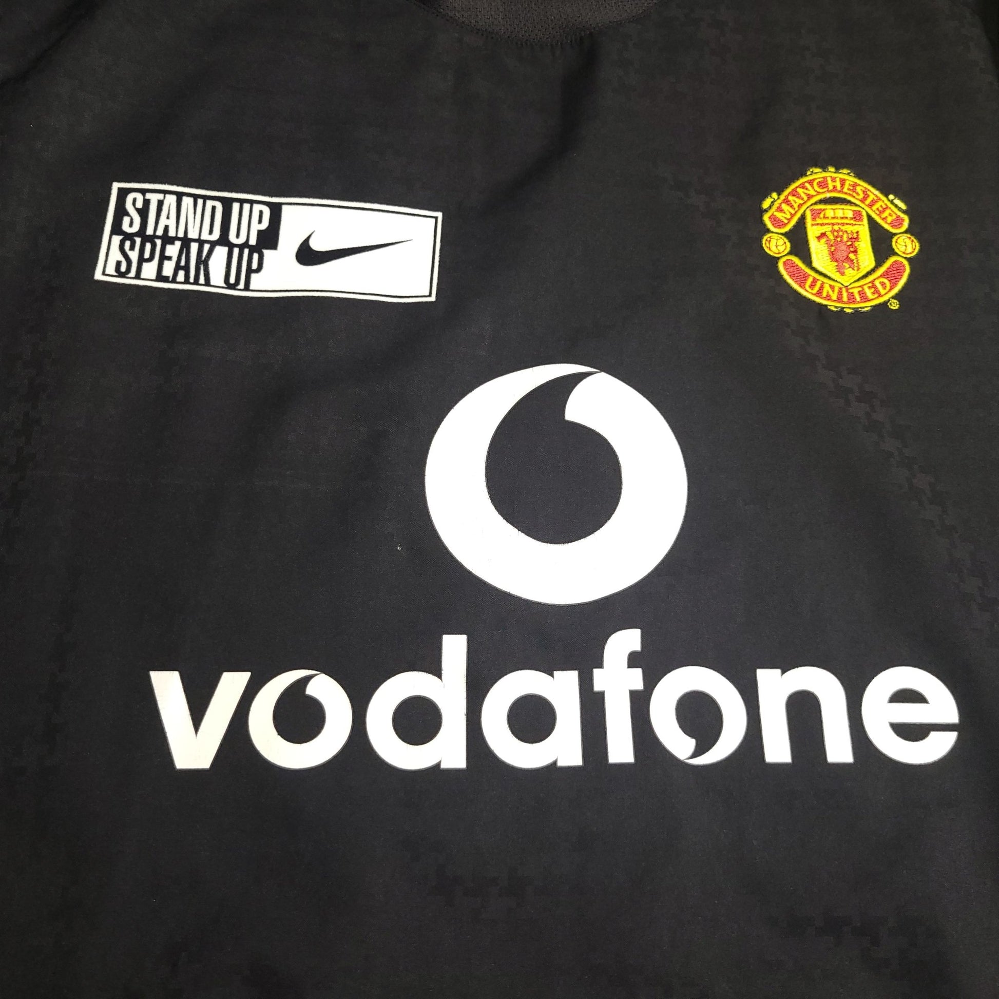 Cristiano Ronaldo Manchester United 2004 2005 Away STAND UP SPEAK UP Soccer Jersey Shirt L SKU 112677 Nike