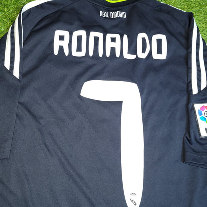 Cristiano Ronaldo Real Madrid 2010 2011 Away Soccer Jersey Shirt M SKU# P95985 Adidas