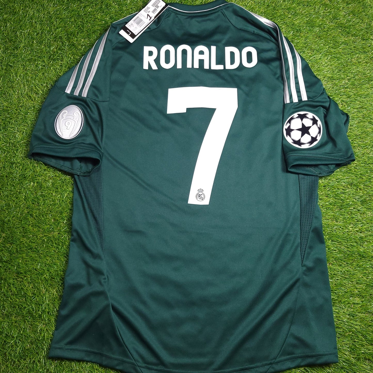Cristiano Ronaldo Real Madrid 2012 2013 UEFA Soccer Jersey Shirt BNWT L SKU# X53540 Adidas