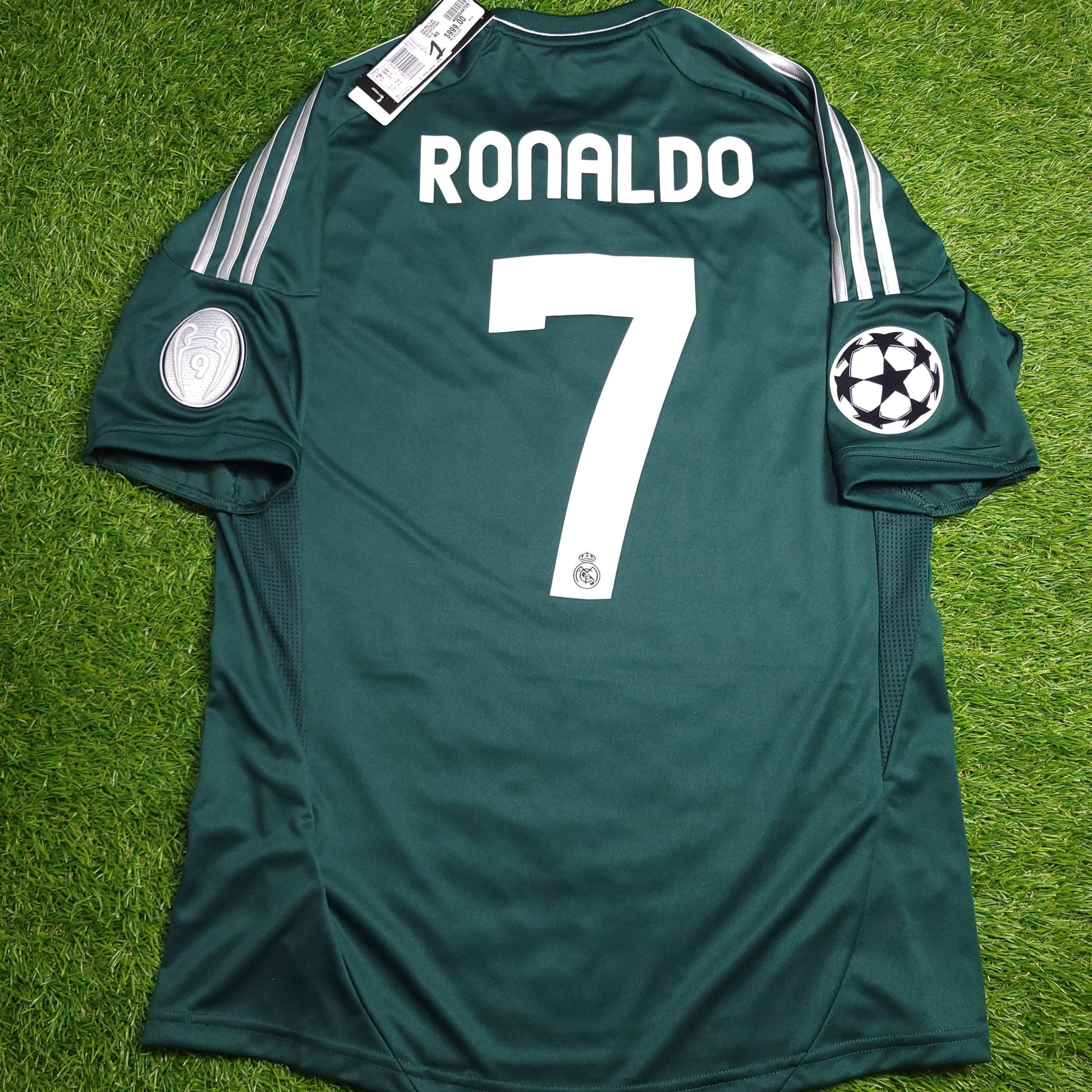 Cristiano Ronaldo Real Madrid 2012 2013 UEFA Soccer Jersey Shirt BNWT L SKU# X53540 Adidas