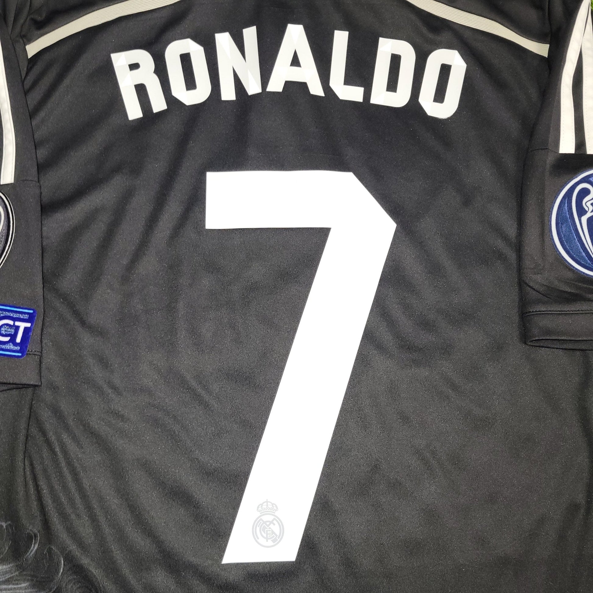 Cristiano Ronaldo Real Madrid 2014 2015 Dragon Y - 3 Yamamoto UEFA Third Soccer Jersey Shirt M SKU# F49264 Adidas