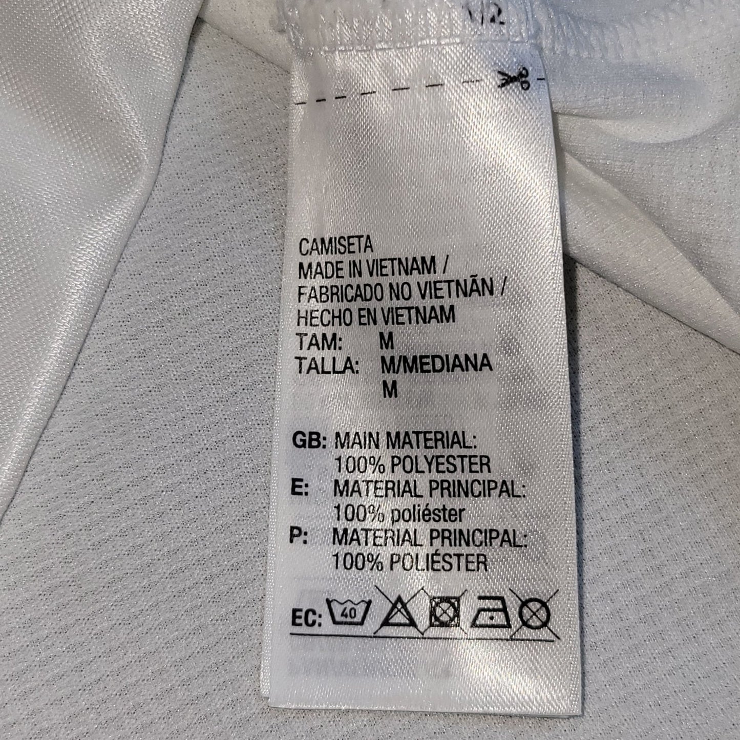 Cristiano Ronaldo Real Madrid 2015 2016 UEFA FINAL Home Soccer Jersey Shirt L SKU S12614 Adidas