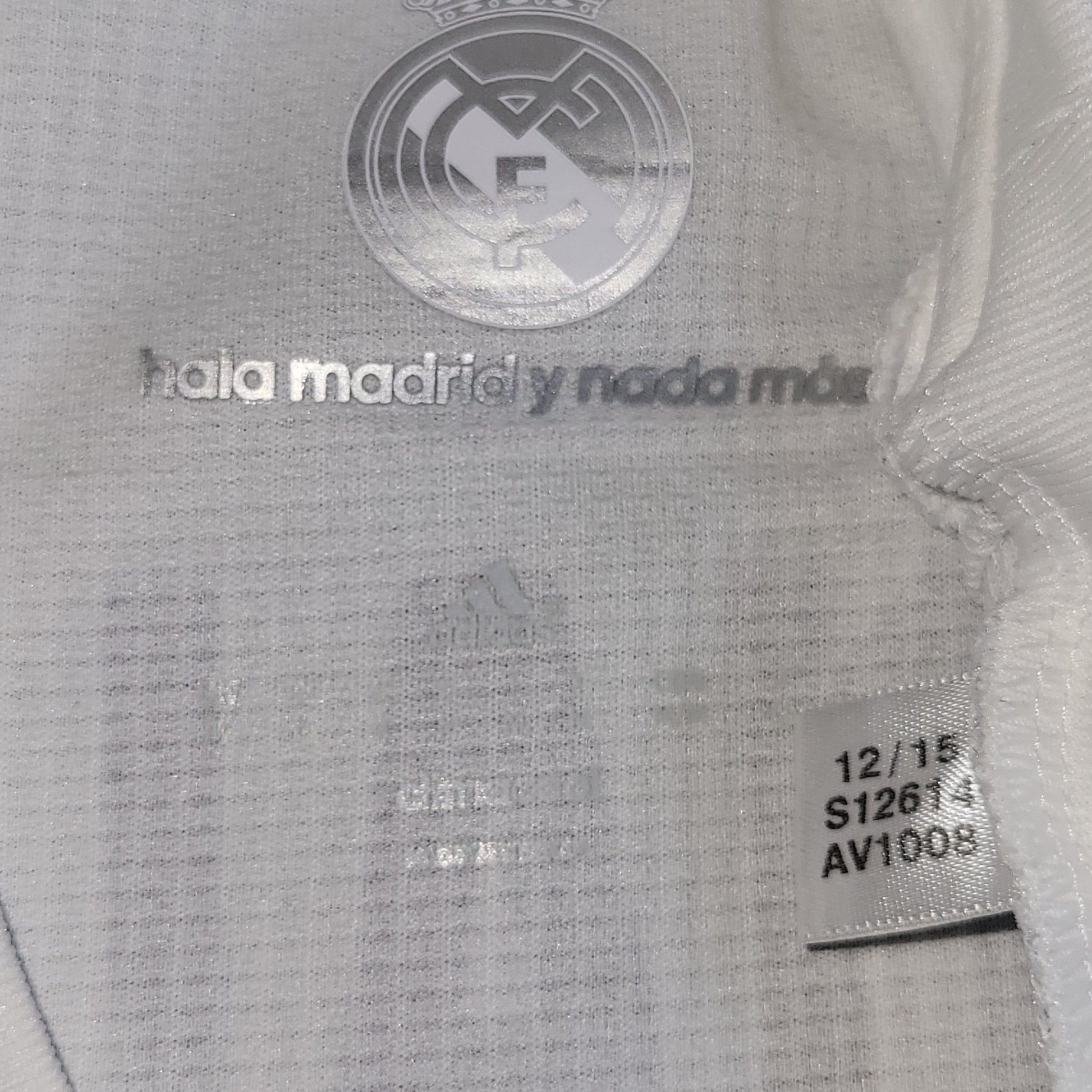 Cristiano Ronaldo Real Madrid 2015 2016 UEFA FINAL Home Soccer Jersey Shirt L SKU S12614 Adidas