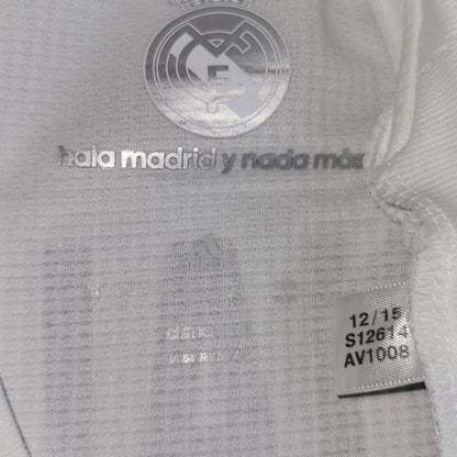 Cristiano Ronaldo Real Madrid 2015 2016 UEFA FINAL Home Soccer Jersey Shirt L SKU S12614 Adidas