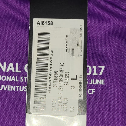 Cristiano Ronaldo Real Madrid 2016 2017 UEFA FINAL Away Soccer Jersey Shirt BNWT L SKU AI5158 Adidas
