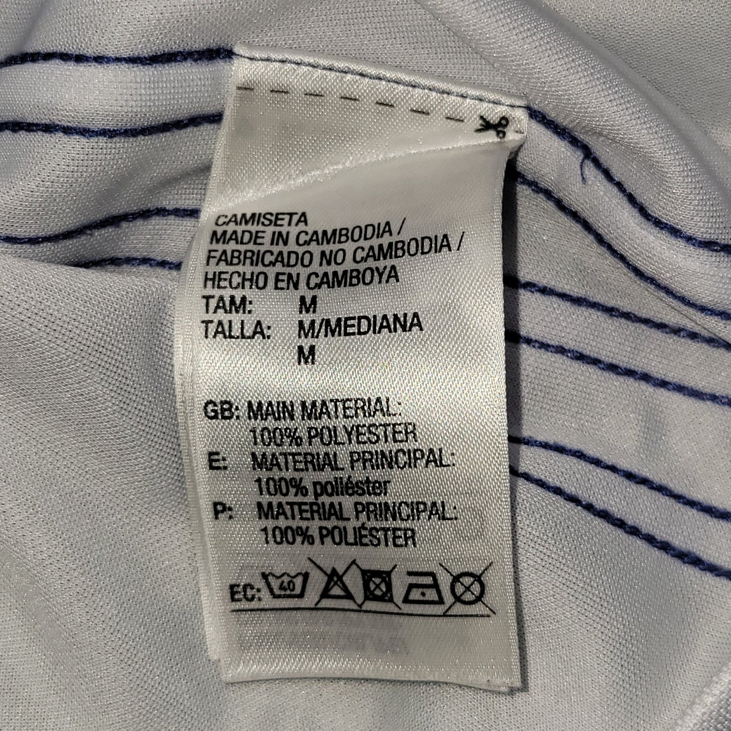 Cristiano Ronaldo Real Madrid 2016 2017 UEFA Home Long Sleeve Soccer Jersey Shirt M SKU AI5184 Adidas