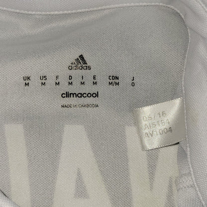 Cristiano Ronaldo Real Madrid 2016 2017 UEFA Home Long Sleeve Soccer Jersey Shirt M SKU AI5184 Adidas