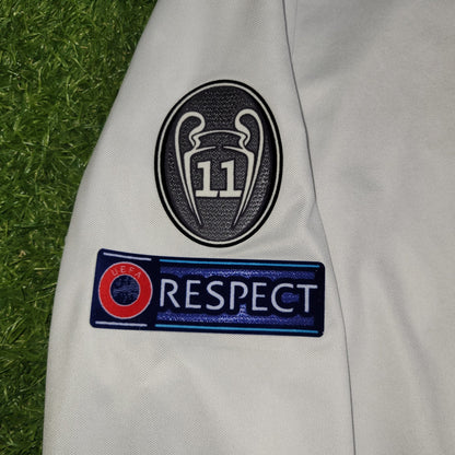 Cristiano Ronaldo Real Madrid 2016 2017 UEFA Home Long Sleeve Soccer Jersey Shirt M SKU AI5184 Adidas