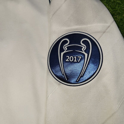 Cristiano Ronaldo Real Madrid 2017 2018 LAST GAME UEFA FINAL Long Sleeve Soccer Jersey Shirt M SKU B31106 Adidas