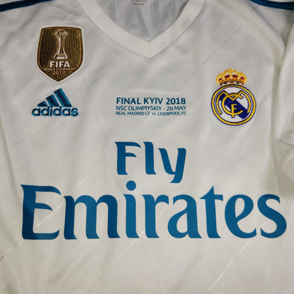 Cristiano Ronaldo Real Madrid 2017 2018 LAST GAME UEFA FINAL Soccer Jersey Shirt M SKU# B31106 Adidas