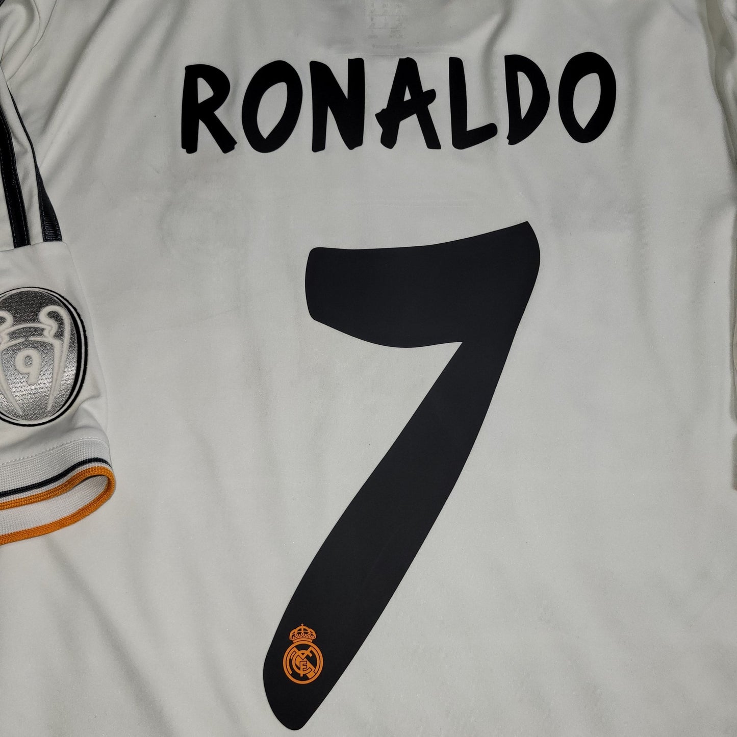 Cristiano Ronaldo Real Madrid UEFA FINAL 2013 2014 Home Soccer Jersey Shirt XL SKU# G81157 Adidas