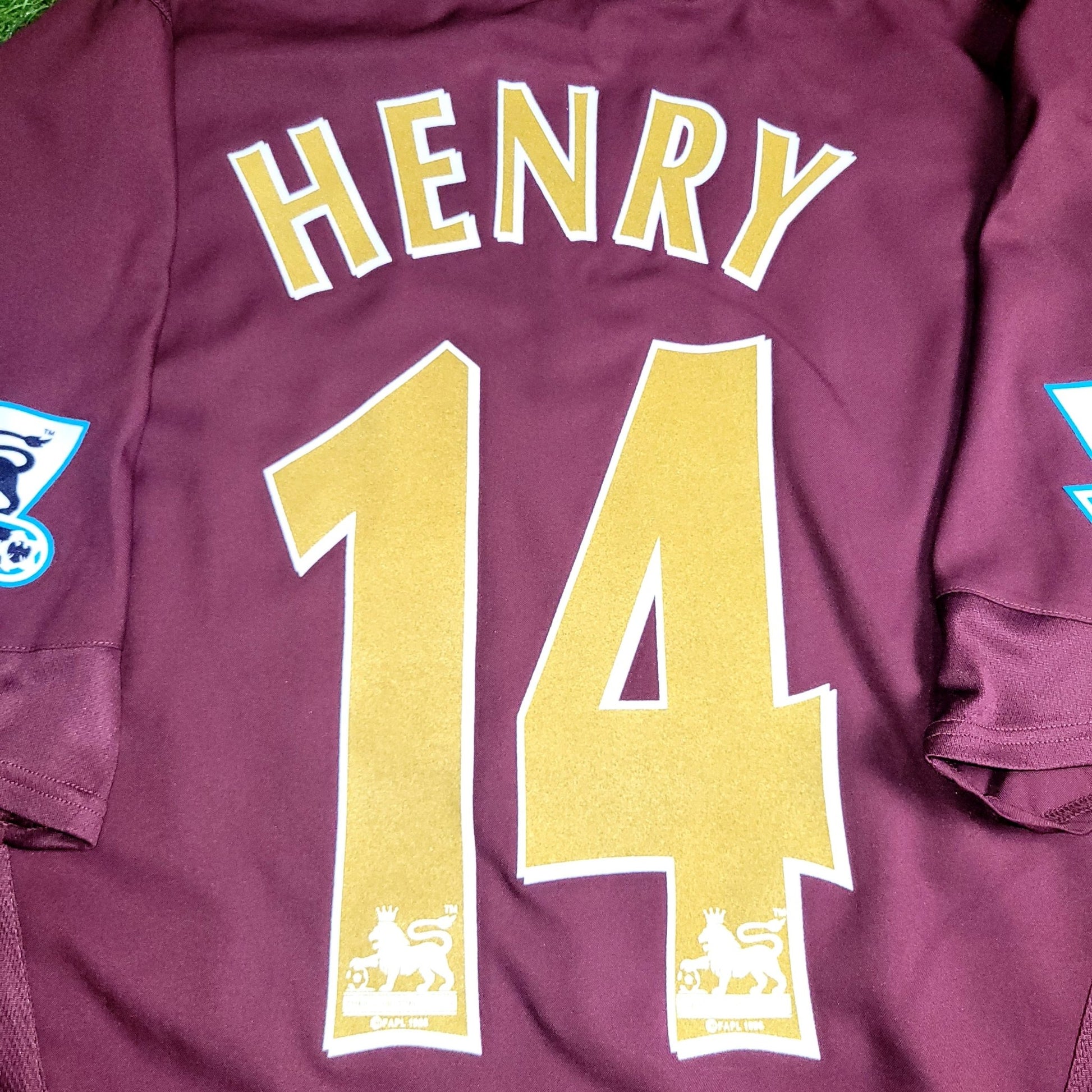 Henry Arsenal 2005 2006 HIGHBURY LAST GAME Home Soccer Jersey Shirt L SKU 195578 Nike