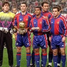 Romario Kappa Barcelona 1994 1995 Long Sleeve Soccer Jersey Shirt L