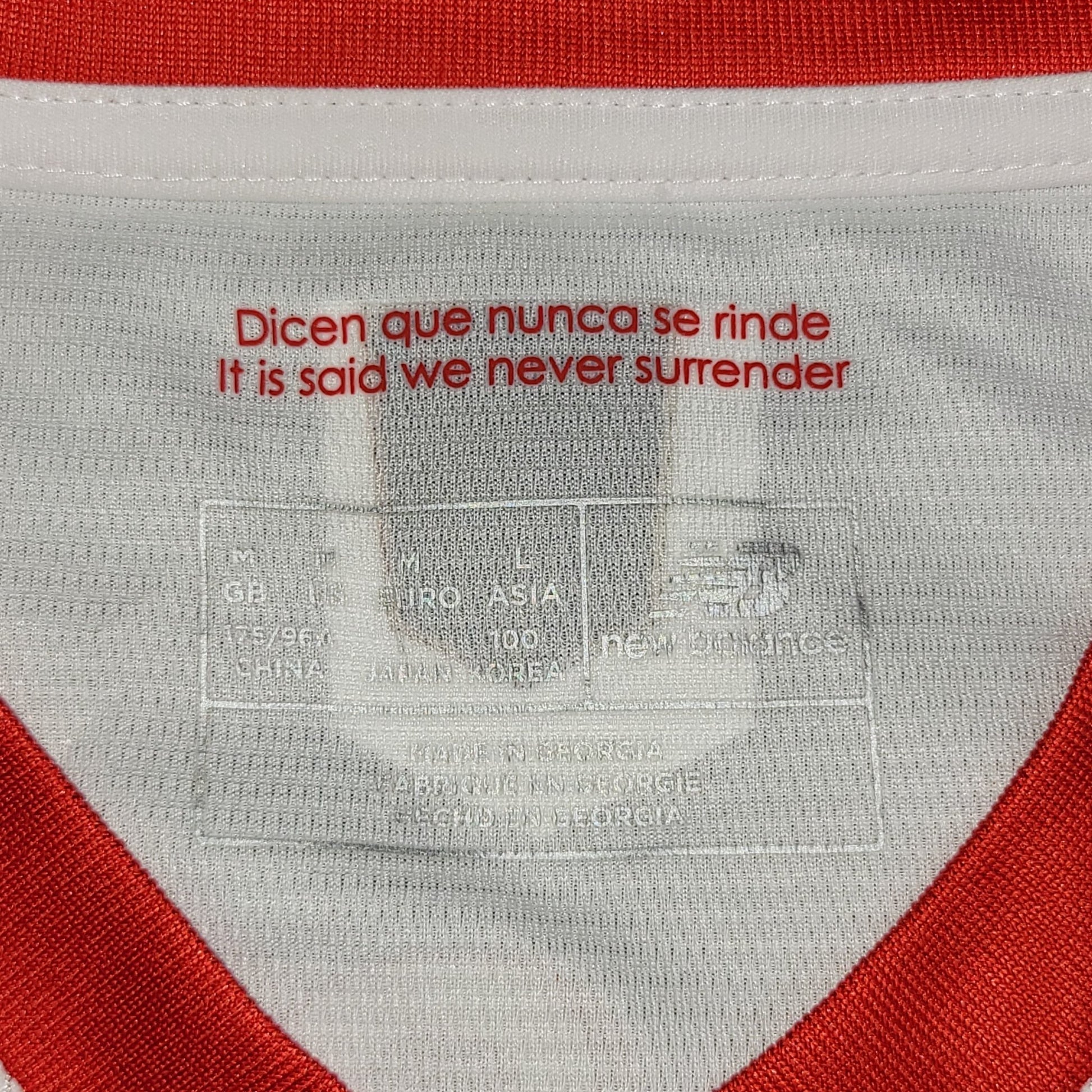 Lenglet Sevilla 2017 2018 MATCH WORN Soccer Jersey M New Balance