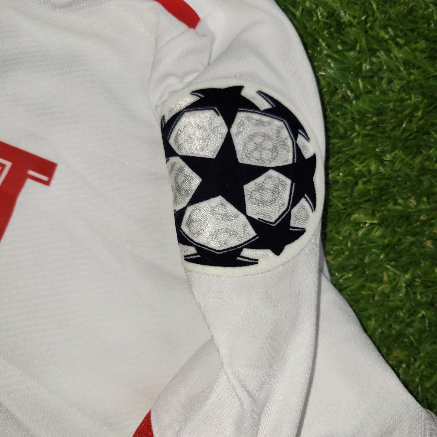 Lenglet Sevilla 2017 2018 MATCH WORN Soccer Jersey M New Balance