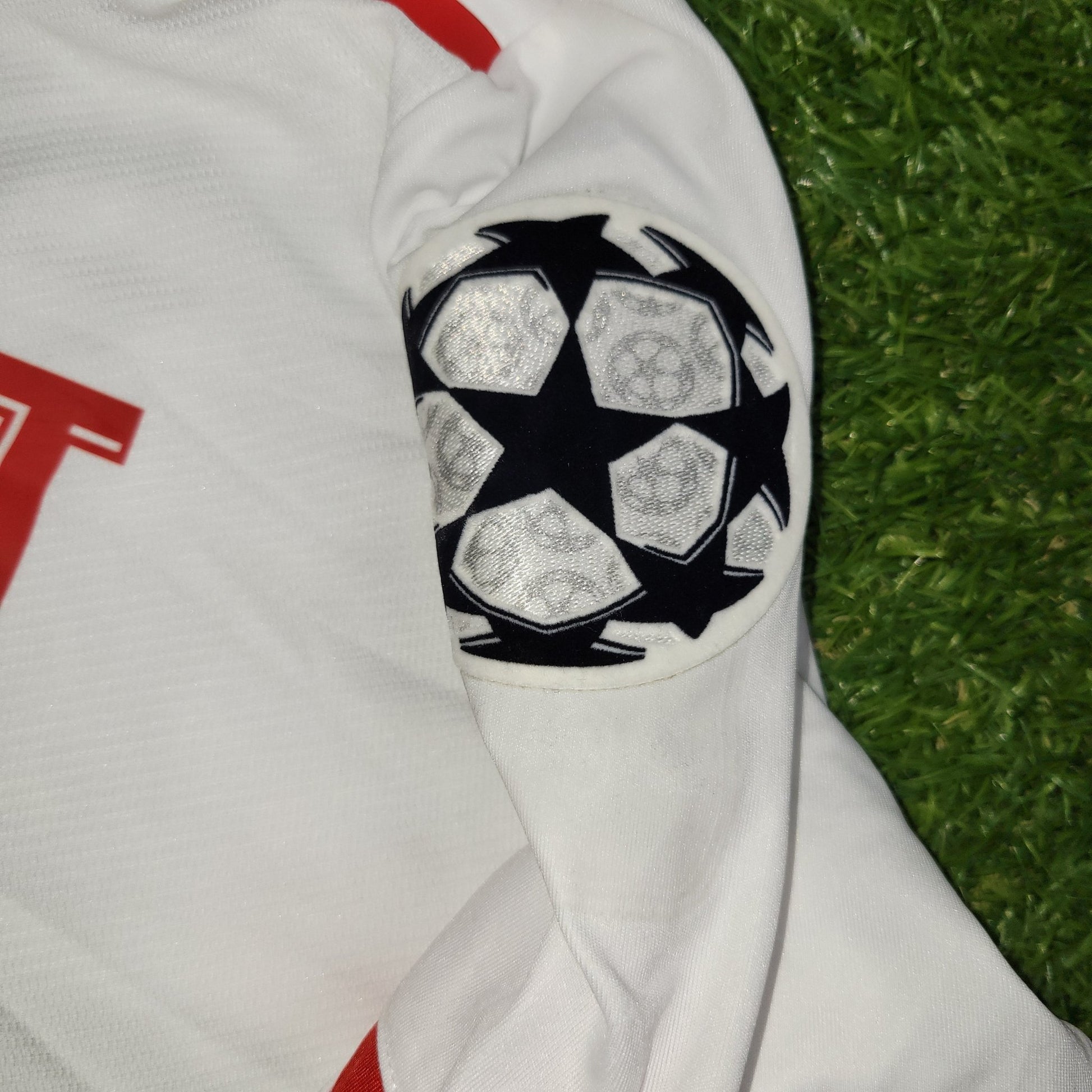 Lenglet Sevilla 2017 2018 MATCH WORN Soccer Jersey M New Balance