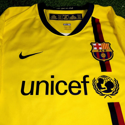 Marquez Barcelona TREBLE SEASON 2008 2009 Away Soccer Jersey Shirt XL SKU 286787 - 760 Nike