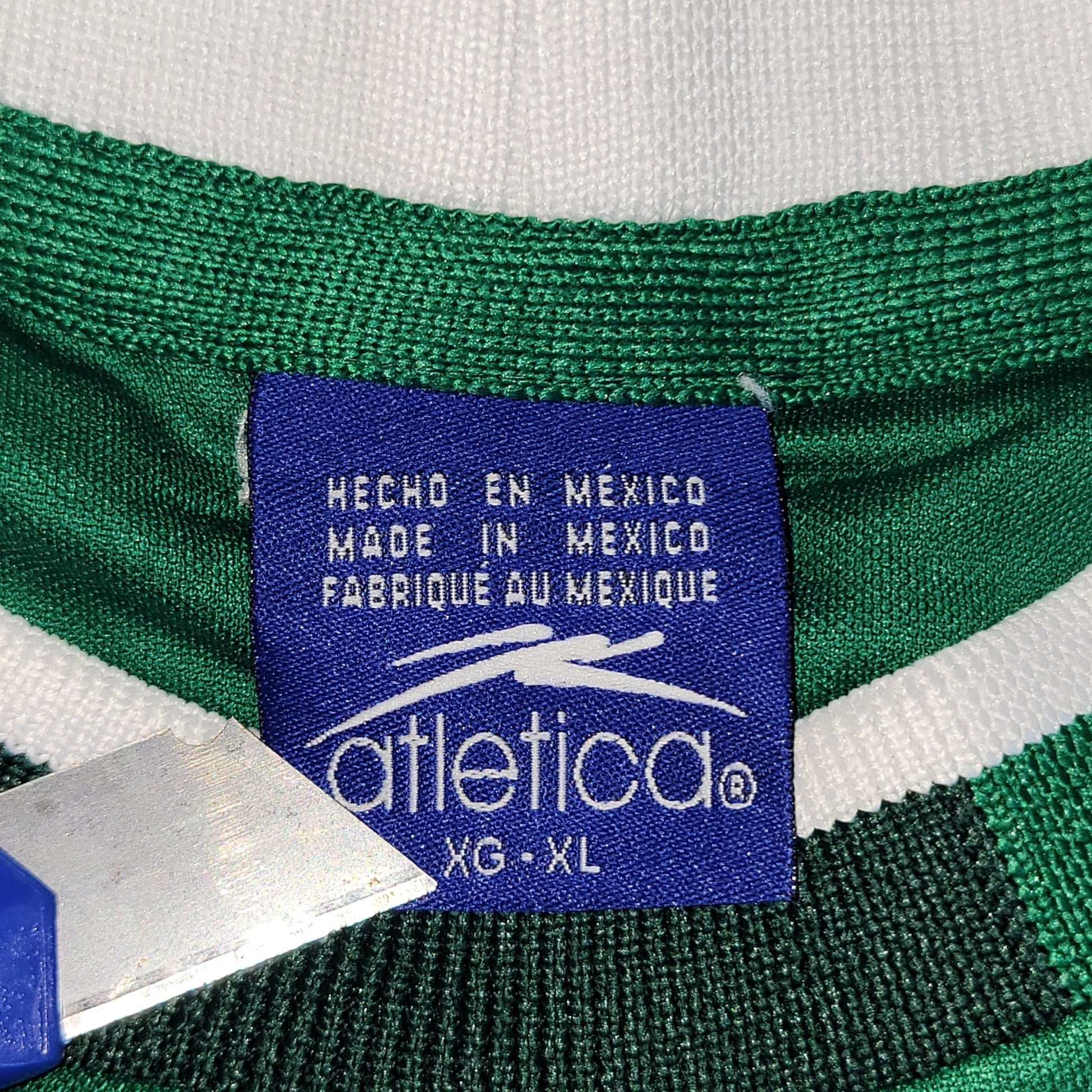 Marquez Mexico Atletica 2002 WORLD CUP Soccer Home Jersey Shirt XL Atletica