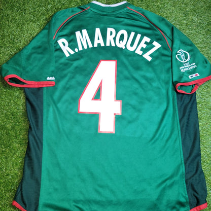 Marquez Mexico Atletica 2002 WORLD CUP Soccer Home Jersey Shirt XL Atletica