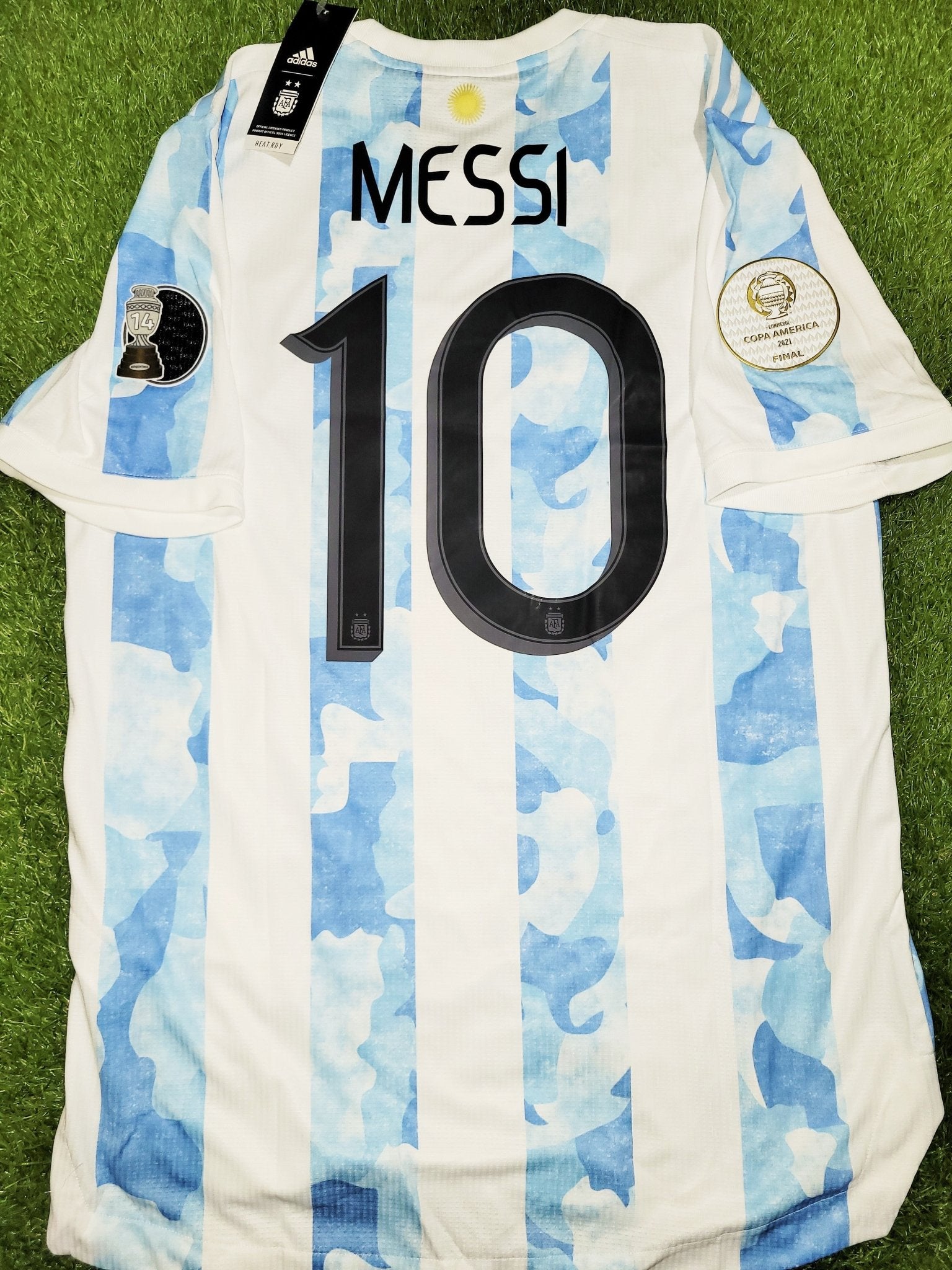 Messi Argentina 2020 2021 2022 COPA AMERICA FINAL PLAYER ISSUE Home Soccer Jersey Shirt BNWT L SKU# FS6568 Adidas