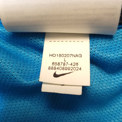 Messi Barcelona PLAYER ISSUE UEFA Third 2015 2016 Soccer Jersey L SKU# 658787 - 426 Nike