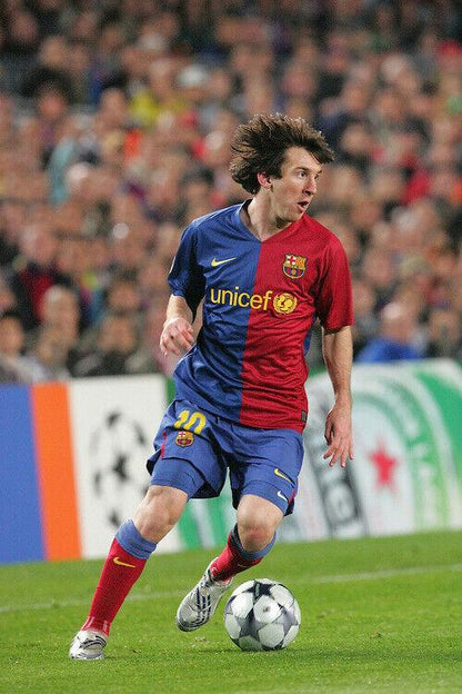 Messi Barcelona TREBLE 2008 2009 Soccer Jersey XL SKU# 286784-655 - ForeverSoccerJerseys