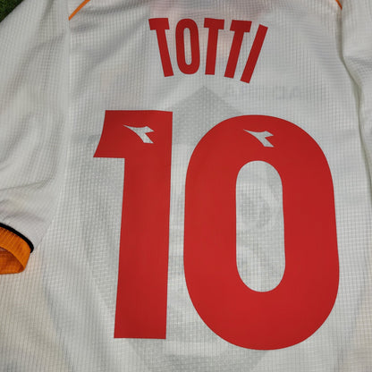 Totti As Roma Diadora 1997 1998 Away Soccer Jersey Maglia M Diadora