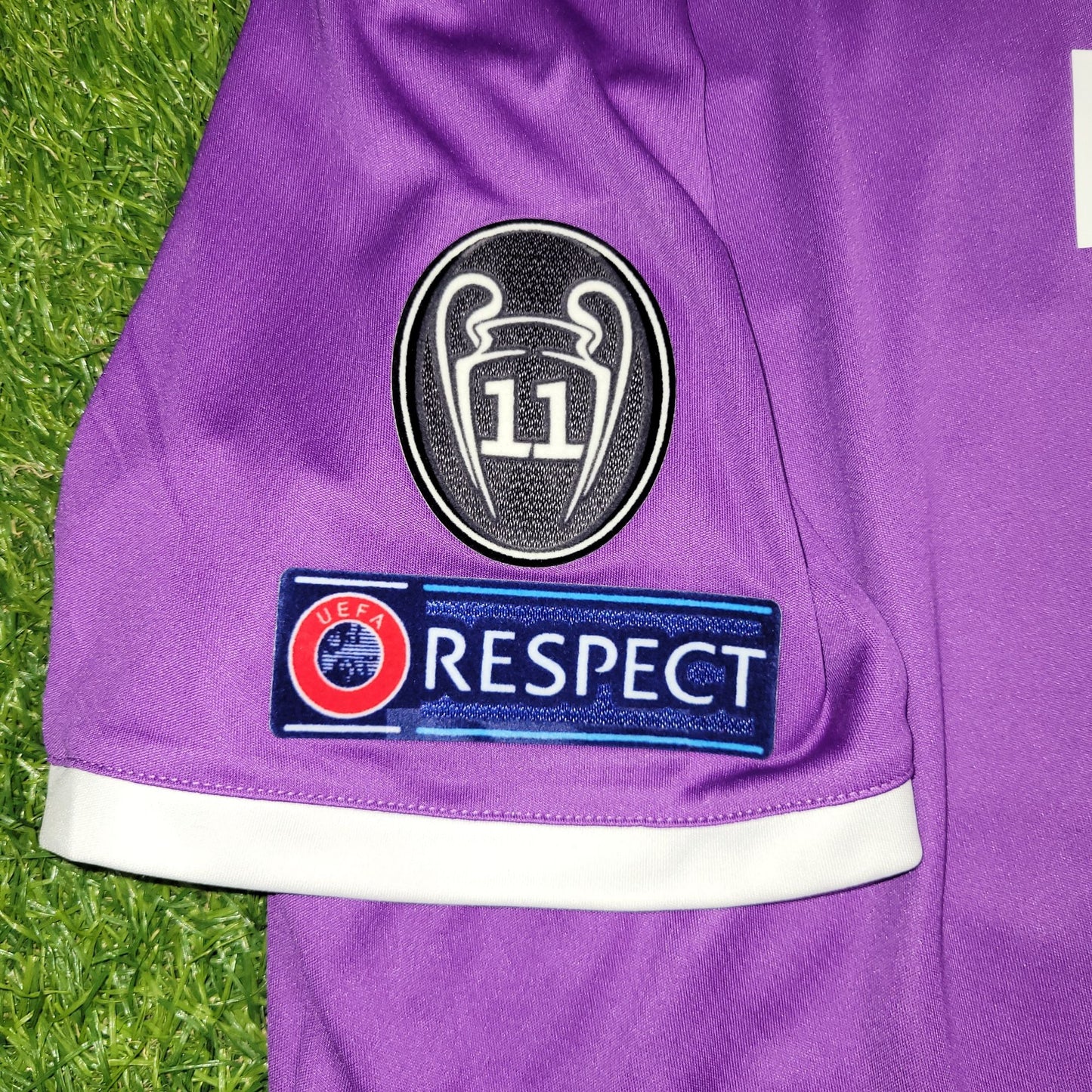 Cristiano Ronaldo Real Madrid 2016 2017 UEFA FINAL Away Soccer Jersey Shirt L SKU# AI5158