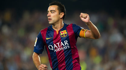 Xavi Barcelona 2014 2015 TREBLE Soccer Jersey XL SKU# 610594-422 - ForeverSoccerJerseys