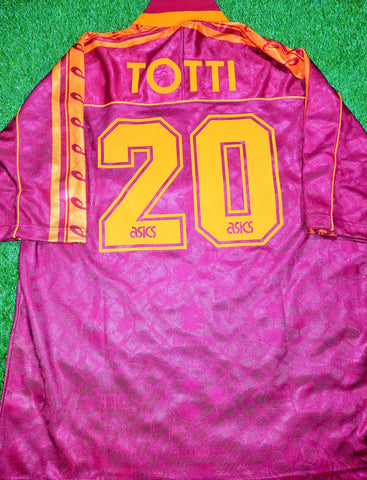 Totti As Roma Asics 1995 1996 Jersey Maglia Shirt XL BNWT