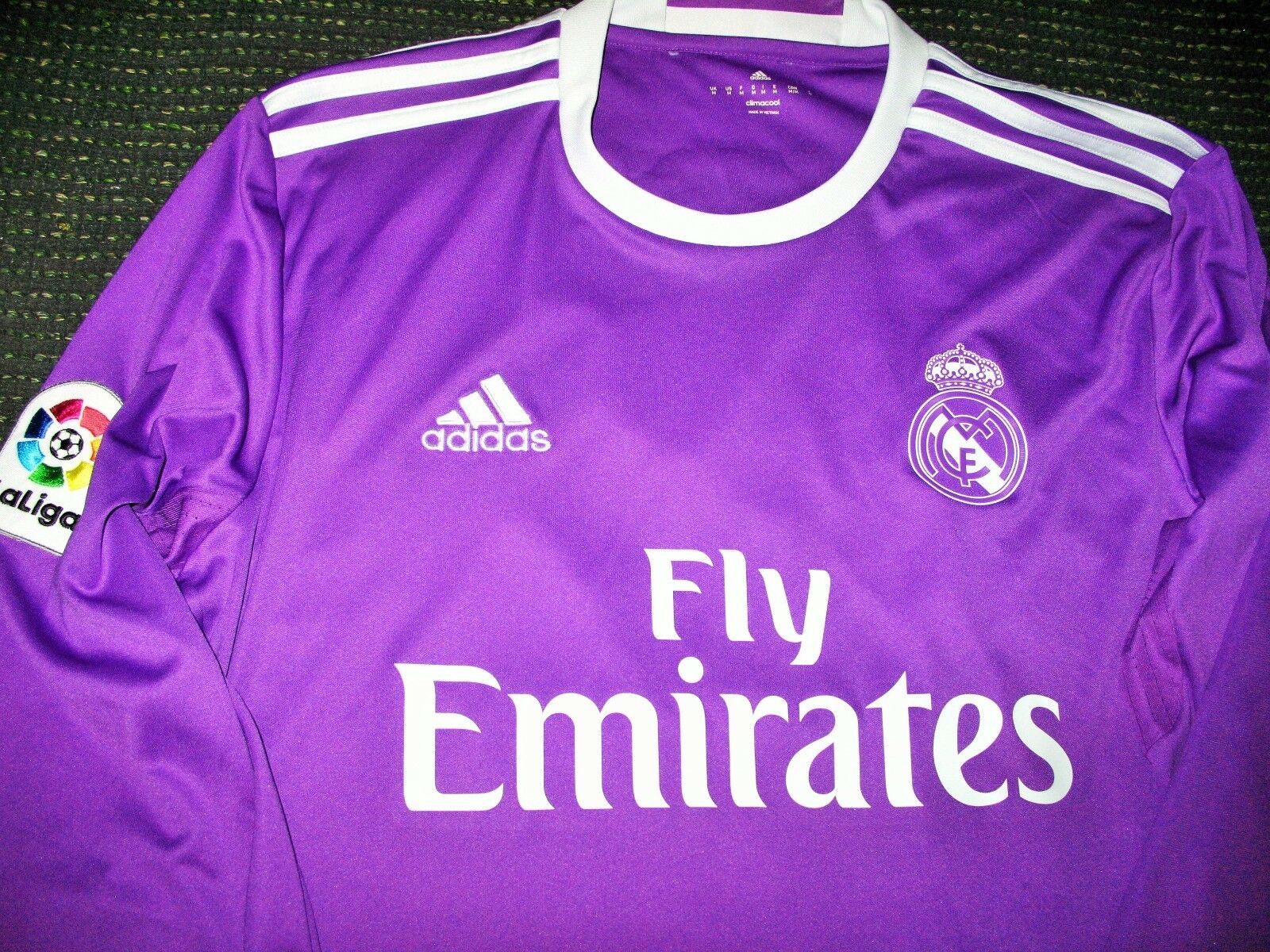 Asensio Real Madrid 2016 2017 Purple Long Sleeve Jersey Shirt Trikot - foreversoccerjerseys