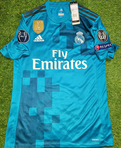 Asensio Real Madrid 2017 2018 Third ADIZERO PLAYER ISSUE Jersey Shirt BNWT M SKU# AZ8061 foreversoccerjerseys