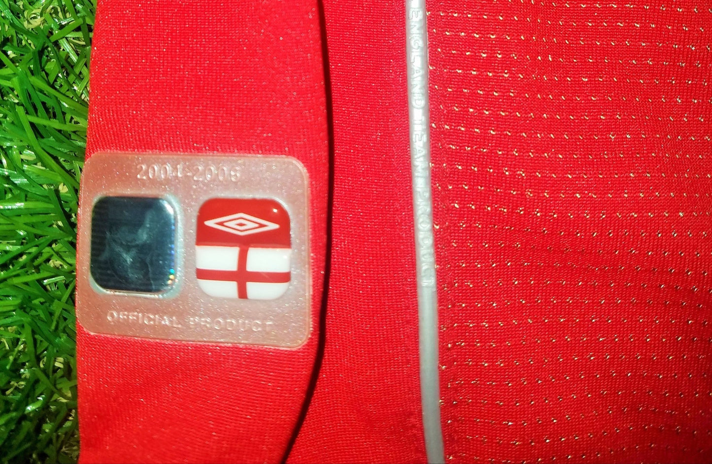 Beckham England 2004 EURO CUP Umbro Jersey Shirt XL foreversoccerjerseys