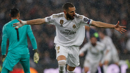 Benzema Real Madrid 2019 2020 CLIMACHILL PLAYER ISSUE UEFA Home Jersey Camiseta Shirt BNWT L SKU# DW4436 foreversoccerjerseys