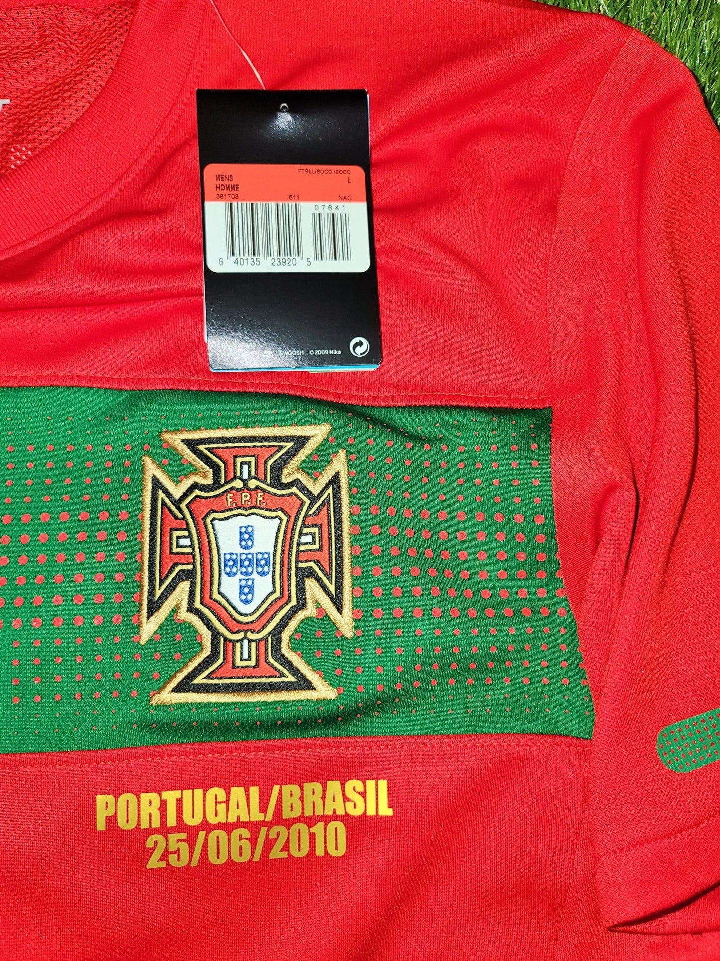Cristiano Ronaldo Portugal 2010 WORLD CUP PLAYER ISSUE Jersey Camiseta Shirt L SKU# 381703-611 foreversoccerjerseys
