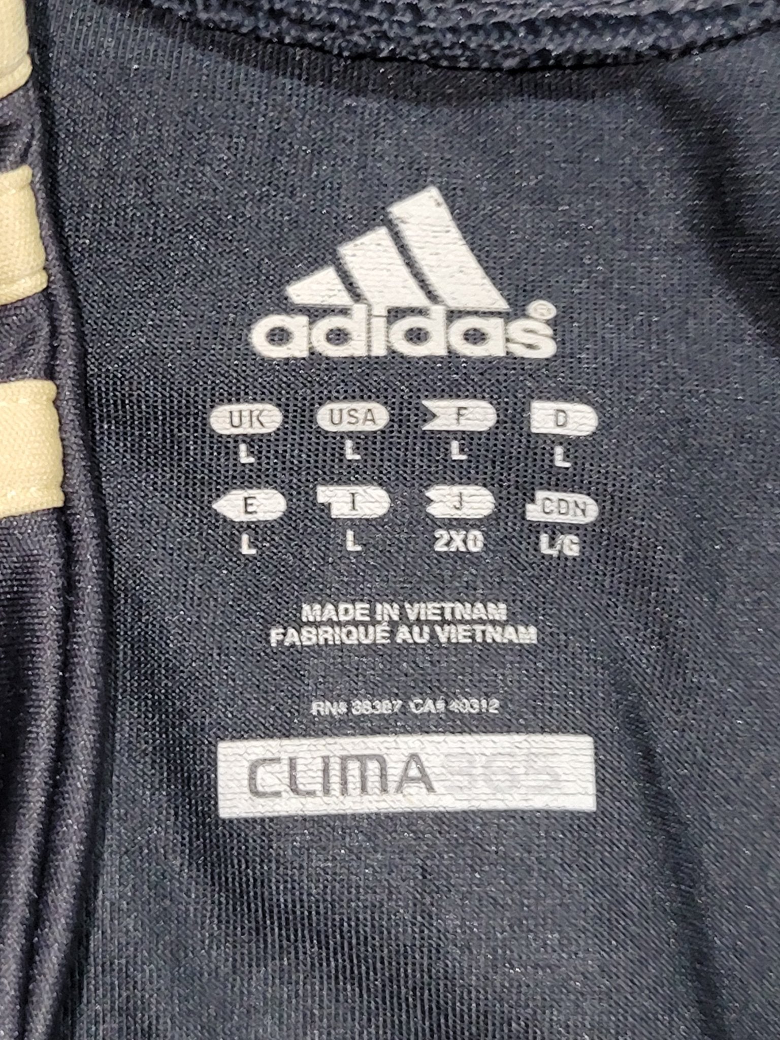 Cristiano Ronaldo Real Madrid 2009 2010 DEBUT SEASON Soccer Third Jersey Shirt BNWT L SKU# E84329 Adidas