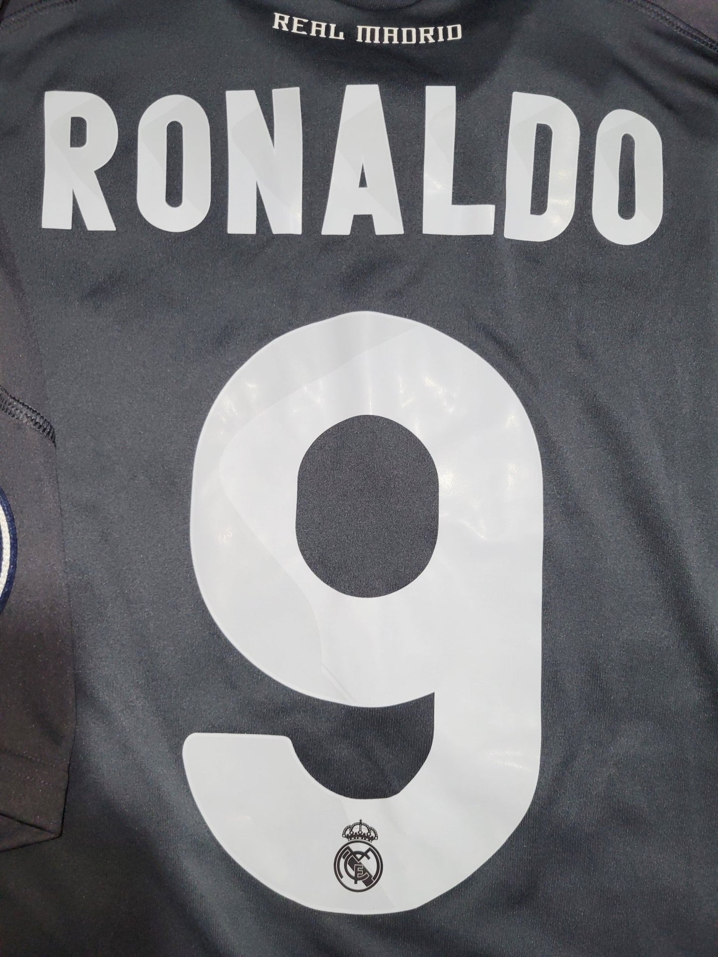 Cristiano Ronaldo Real Madrid 2009 2010 DEBUT SEASON Soccer Third Jersey Shirt BNWT L SKU# E84329 Adidas