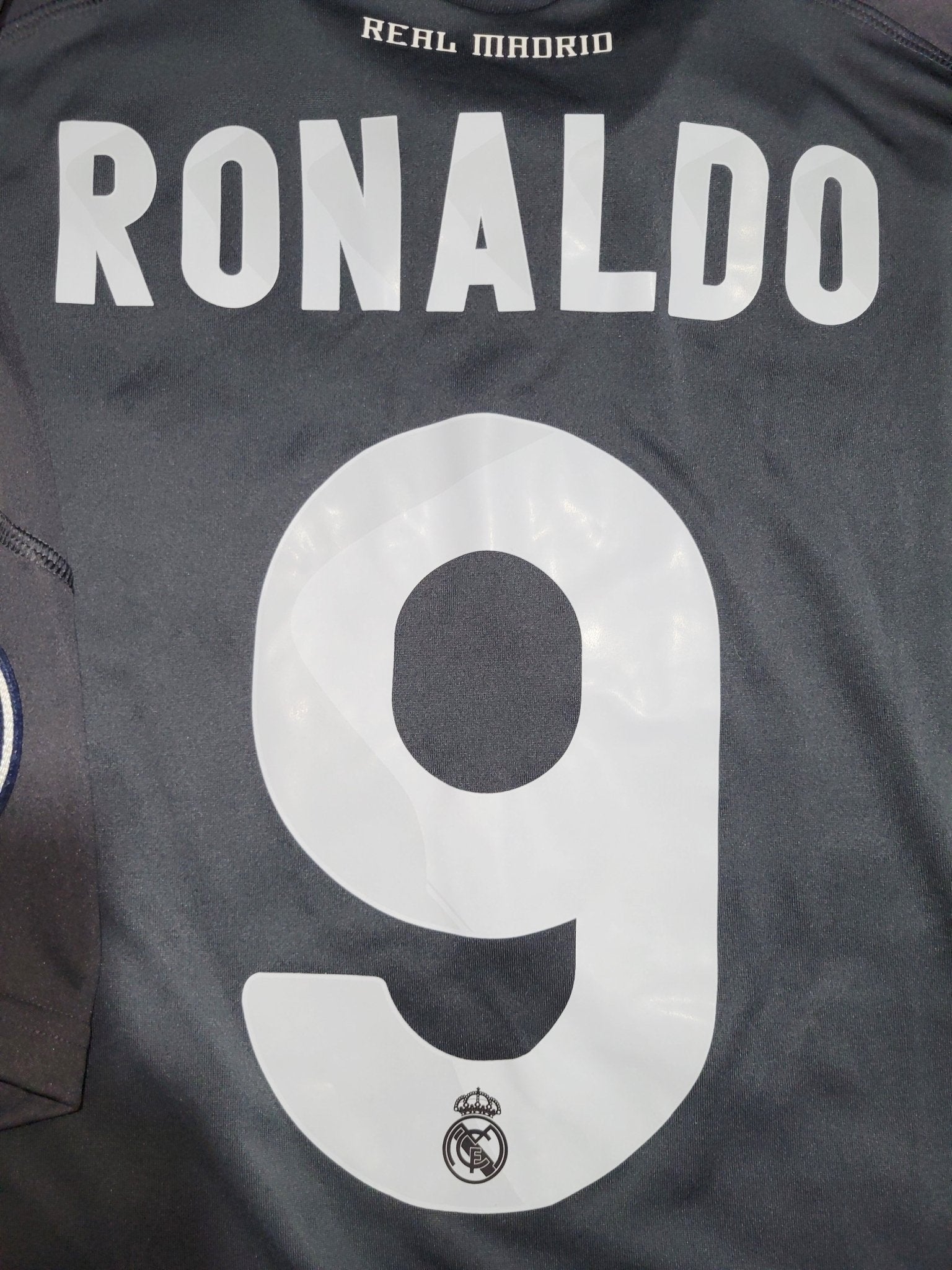 Cristiano Ronaldo Real Madrid 2009 2010 DEBUT SEASON Soccer Third Jersey Shirt BNWT L SKU# E84329 Adidas