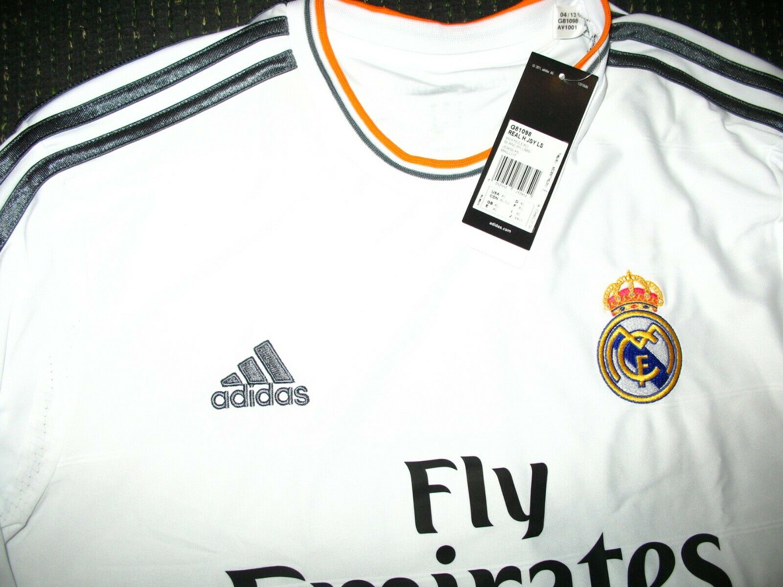 Cristiano Ronaldo Real Madrid 2013 2014 Jersey Camiseta Shirt Maglia XL BNWT LS - foreversoccerjerseys