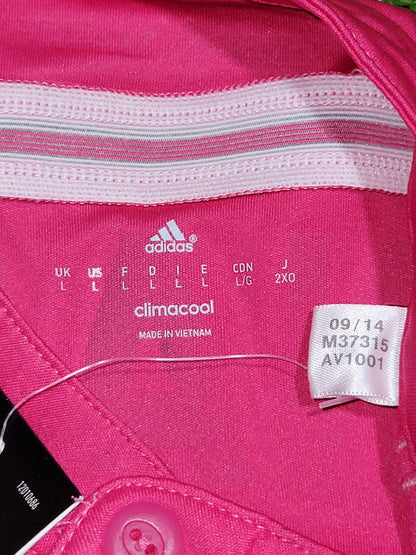 Cristiano Ronaldo Real Madrid 2014 2015 UEFA Away Pink Jersey Shirt BNWT L SKU# M37315 Adidas