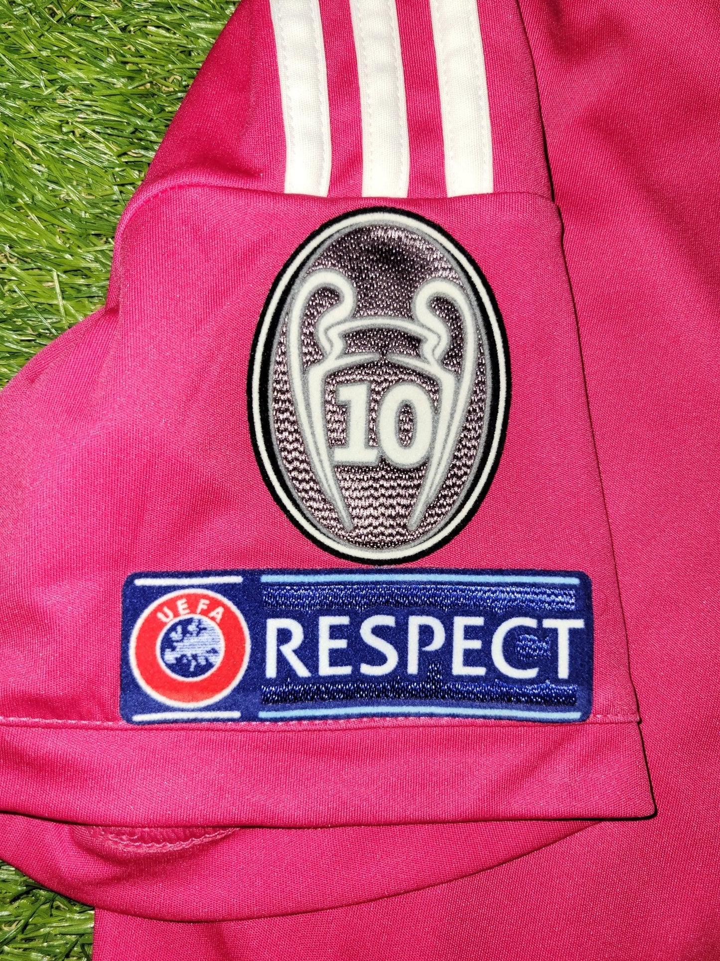 Cristiano Ronaldo Real Madrid 2014 2015 UEFA Away Pink Jersey Shirt BNWT L SKU# M37315 Adidas