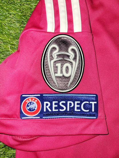 Cristiano Ronaldo Real Madrid 2014 2015 UEFA Away Pink Jersey Shirt BNWT L SKU# M37315 Adidas