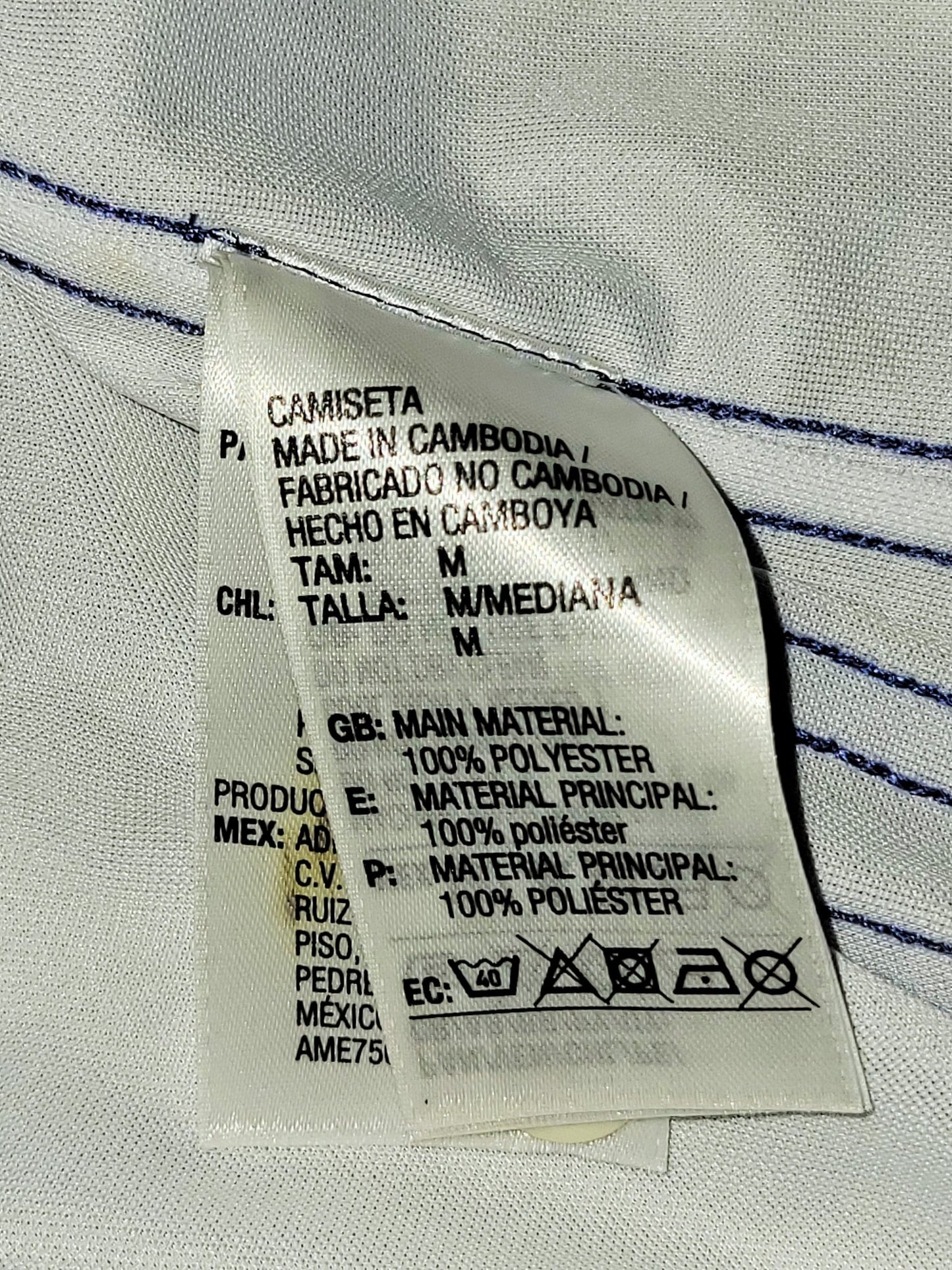 Cristiano Ronaldo Real Madrid 2016 2017 UEFA Home Jersey Camiseta Shirt M SKU# S94992 Adidas