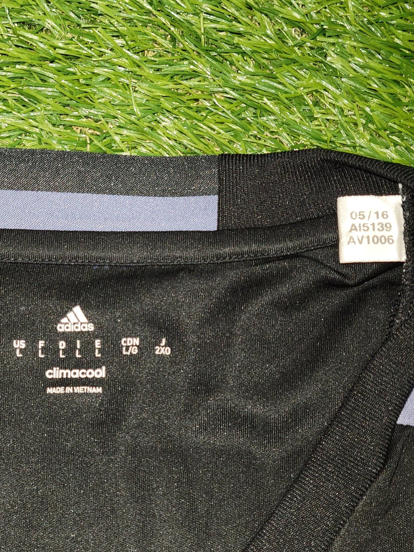 Cristiano Ronaldo Real Madrid 2016 2017 UEFA Third Soccer Jersey Shirt L SKU# AI5139 Adidas