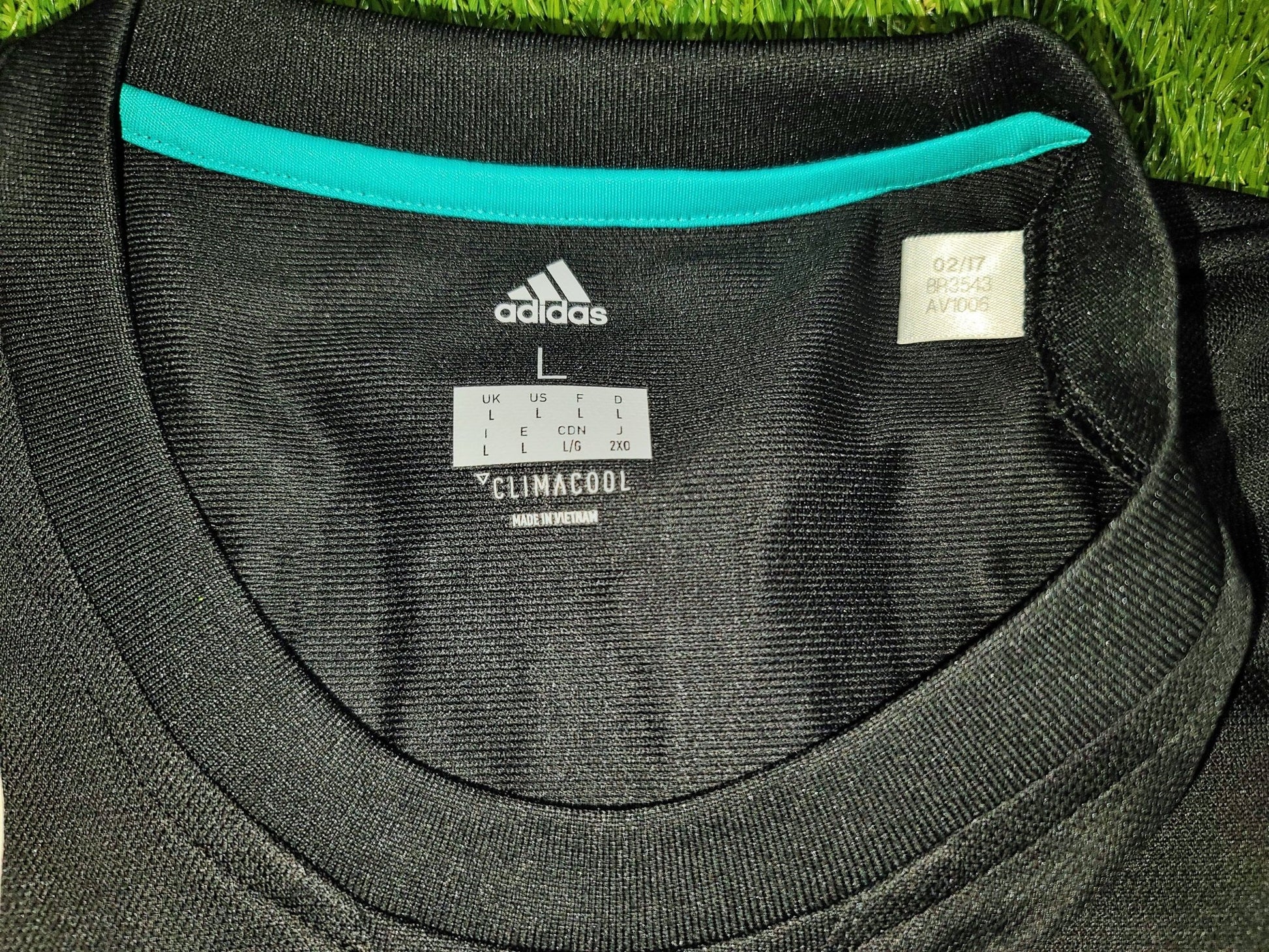 Cristiano Ronaldo Real Madrid 2017 2018 Black Jersey Shirt Maglia L SKU# BR3543 foreversoccerjerseys